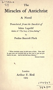 Cover of edition miraclesofantich00lageuoft