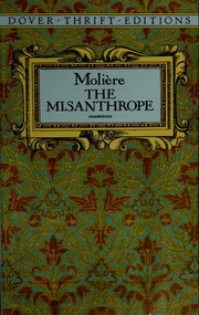 Cover of edition misanthrope00moli