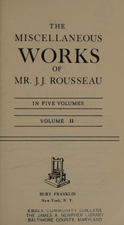 Cover of edition miscellaneouswor0000rous