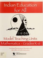 Cover of edition modelteachin2010mont
