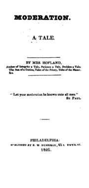 Cover of edition moderationatale00bargoog