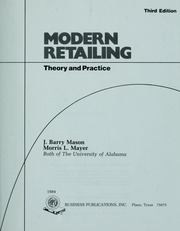 Cover of edition modernretailingt00maso