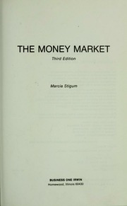 Cover of edition moneymarket00stig_0