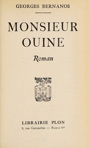 Cover of edition monsieurouinerom0000bern