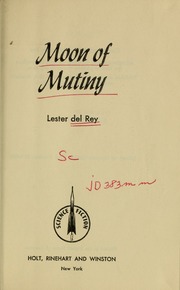 Cover of edition moonofmutiny00delr
