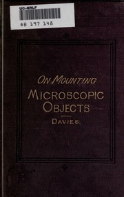 Cover of edition mountingmicro00davirich