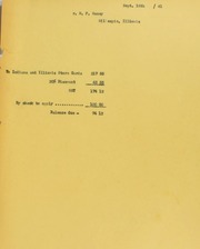 M.P. Ganey Invoices from B.G. Johnson, September 16, 1941, to November 27, 1941