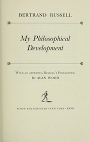 Cover of edition myphilosophicald00russ