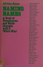 Cover of edition namingnamesstori0000room