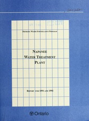 Napanee DWSP Water Treatment Plant Report for 1991 [1994]