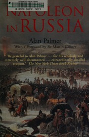 Cover of edition napoleoninrussia0000palm_h4t4