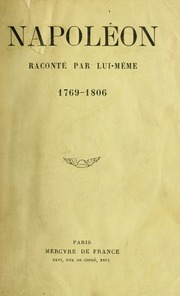 Cover of edition napolonracont01napo