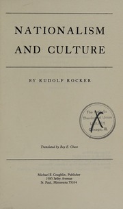 Cover of edition nationalismcultu0000unse