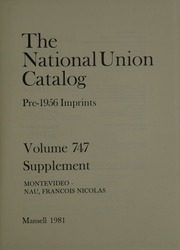 Cover of edition nationalunioncat0747unse