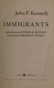 Cover of edition nationofimmigran0000kenn_d2u9