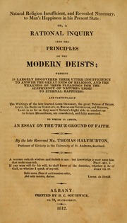 Cover of edition naturalreligioni1812haly
