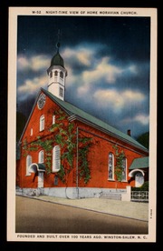 Night Time View of Home Moravian Church