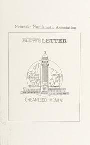 Nebraska Numismatic Association Newsletter: July 1996