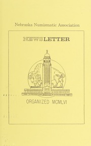 Nebraska Numismatic Association Newsletter: April 1994