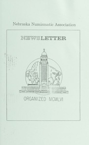 Nebraska Numismatic Association Newsletter: January 1997