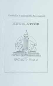 Nebraska Numismatic Association Newsletter: January 1999
