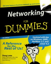 Cover of edition networkingfordum00lowe_1