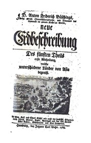 Cover of edition neueerdbeschrei06bsgoog