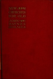 Cover of edition newchurchesfor00holm