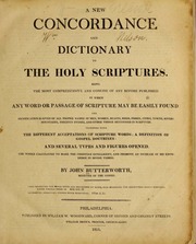 Cover of edition newconcordancedi00butt