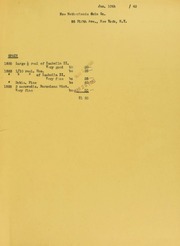 New Netherlands Coin Co. Invoices from B.G. Johnson, January 10, 1942, to December 16, 1942