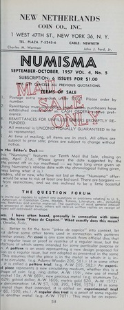 Numisma Mail Bid Sale #10, 04/21/1958