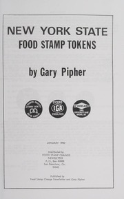 New York State Food Stamp Tokens: January 1982