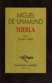 Cover of edition niebla0000unam_c1c8
