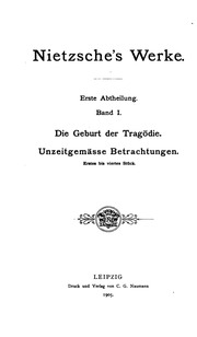 Cover of edition nietzscheswerke05nietgoog