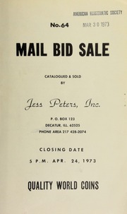 No. 64 mail bid sale : quality world coins. [04/24/1973]