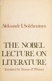 Cover of edition nobellectureonli00solz