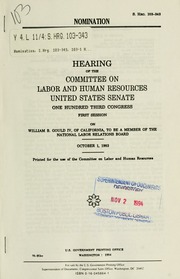 Cover of edition nominationhearin100193unit