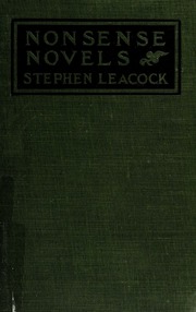 Cover of edition nonsensenovels0000leac