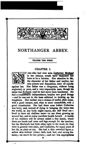 Cover of edition northangerabbey07austgoog