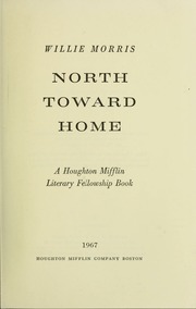 Cover of edition northtowardhome00morr