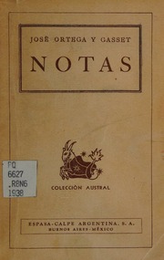 Cover of edition notas0000orte
