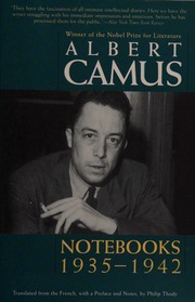 Cover of edition notebooks19351940000camu