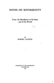 Cover of edition notesonsovereig00lansgoog