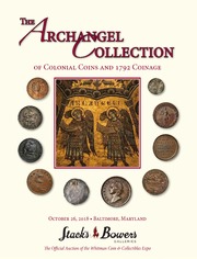 The Archangel Collection of Colonial Coins and 1792 Coinage