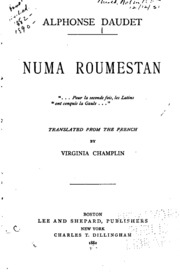 Cover of edition numaroumestan00daudgoog