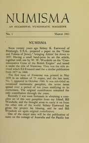 Numisma, no. 1 [1961]