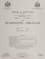 The Numismatic Circular : May 1966