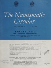The Numismatic Circular : April 1980
