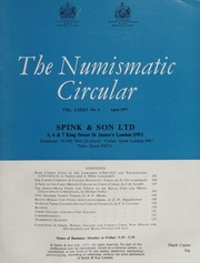 The Numismatic Circular : April 1977
