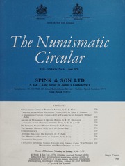 The Numismatic Circular : June 1976